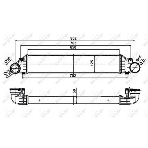 Chladič plniaceho vzduchu 30161A /NRF/ - obr. 4