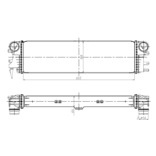 Chladič plniaceho vzduchu 309037 /NRF/ - obr. 4
