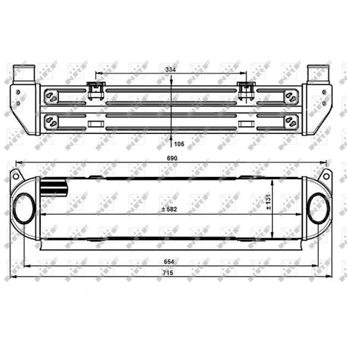 Chladič plniaceho vzduchu 30919 /NRF/ - obr. 4