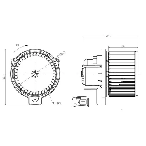 Vnútorný ventilátor 34300 /NRF/ - obr. 4