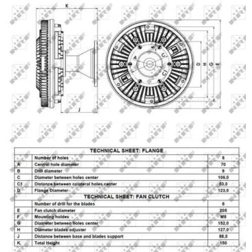Spojka ventilátora chladenia 49079 /NRF/ - obr. 4