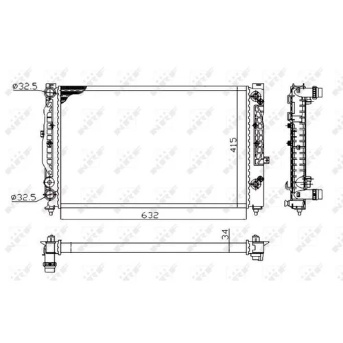 Chladič motora 529504A /NRF/ - obr. 4