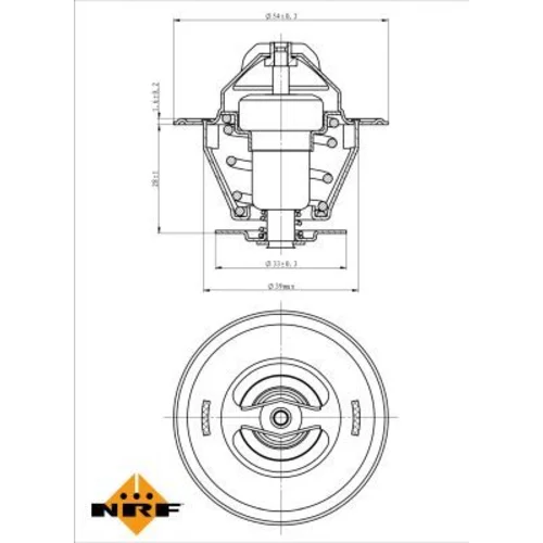 Termostat chladenia 725036 /NRF/ - obr. 5