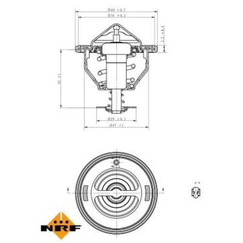 Termostat chladenia 725092 /NRF/ - obr. 4