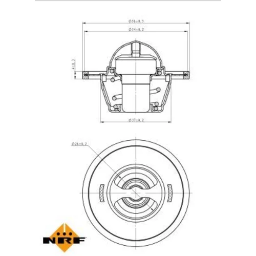 Termostat chladenia 725155 /NRF/ - obr. 5