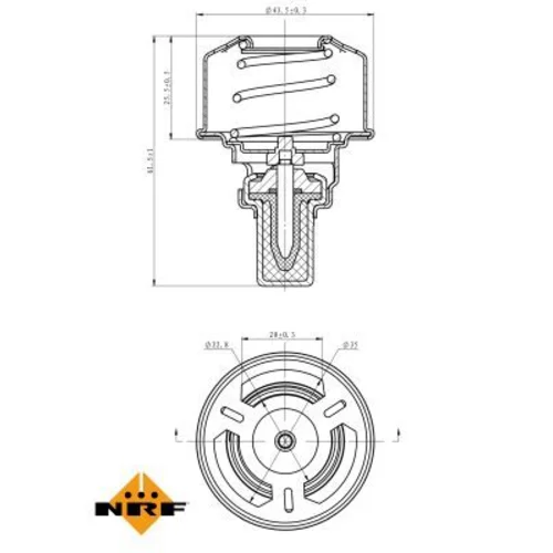 Termostat chladenia 725177 /NRF/ - obr. 5