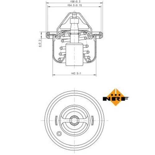 Termostat chladenia 725211 /NRF/ - obr. 5