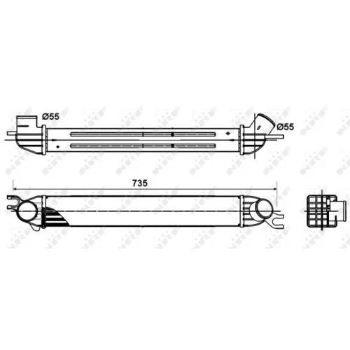 Chladič plniaceho vzduchu 30303 /NRF/ - obr. 4