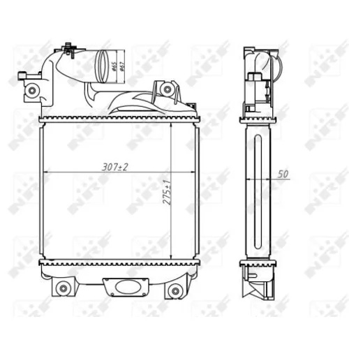 Chladič plniaceho vzduchu 30455 /NRF/ - obr. 9
