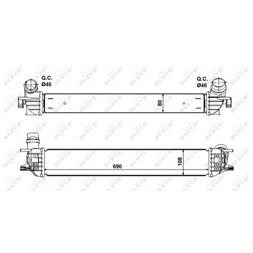 Chladič plniaceho vzduchu 30503 /NRF/ - obr. 4