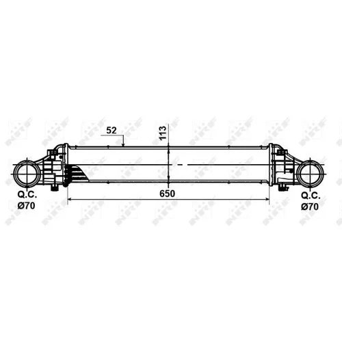 Chladič plniaceho vzduchu 30509 /NRF/ - obr. 4