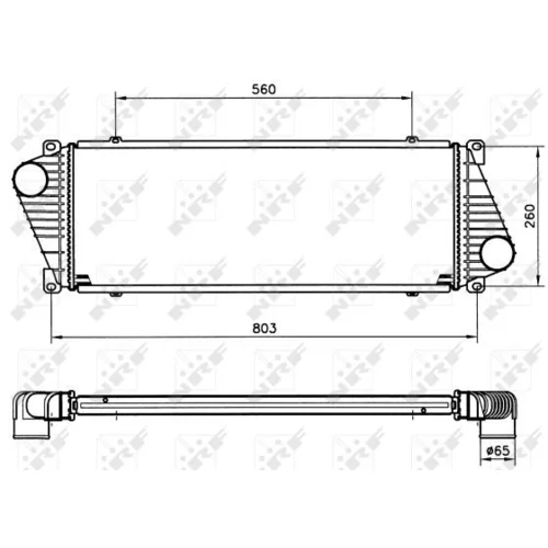 Chladič plniaceho vzduchu 30830 /NRF/ - obr. 4
