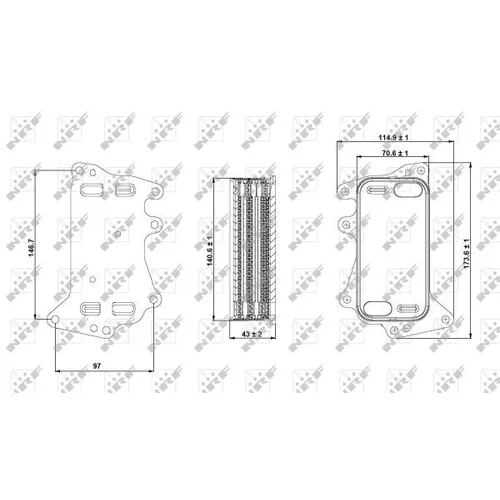 Chladič oleja automatickej prevodovky 31282 /NRF/ - obr. 4