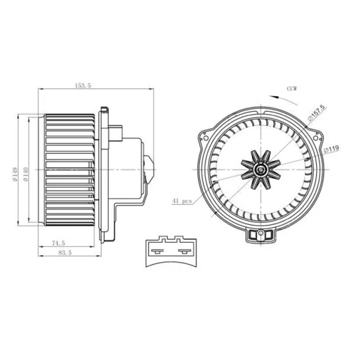 Vnútorný ventilátor 34304 /NRF/ - obr. 5