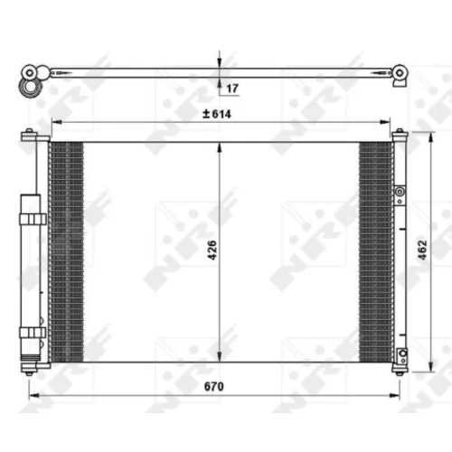 Kondenzátor klimatizácie 35769 /NRF/ - obr. 5