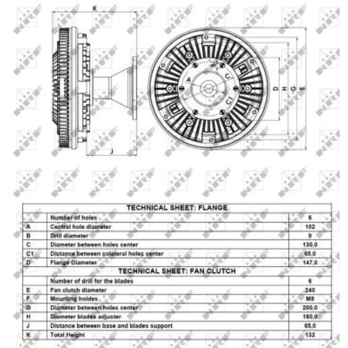 Spojka ventilátora chladenia 49087 /NRF/ - obr. 4