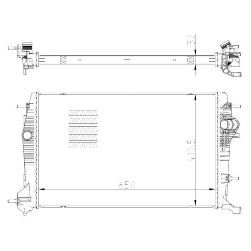 Chladič motora 59354 /NRF/ - obr. 4