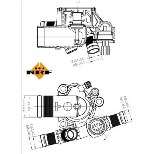 Termostat chladenia 725045 /NRF/ - obr. 4