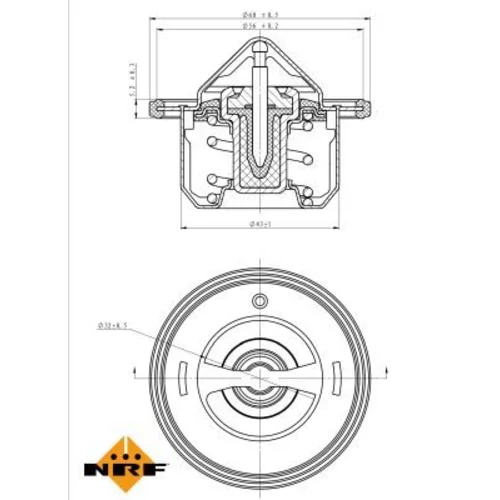 Termostat chladenia 725084 /NRF/ - obr. 4