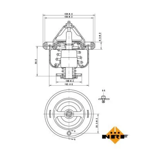 Termostat chladenia 725108 /NRF/ - obr. 4