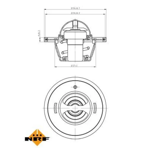 Termostat chladenia 725136 /NRF/ - obr. 4