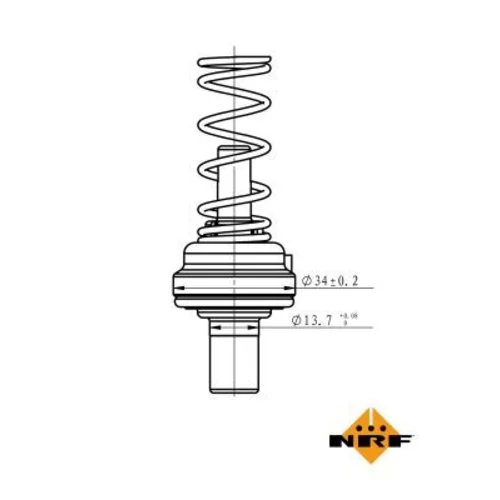 Termostat chladenia 725195 /NRF/ - obr. 5