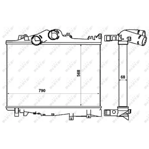 Chladič plniaceho vzduchu 30229 /NRF/ - obr. 4