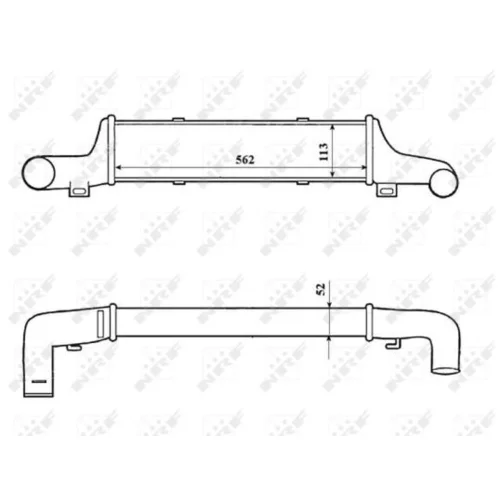 Chladič plniaceho vzduchu 30419 /NRF/ - obr. 4