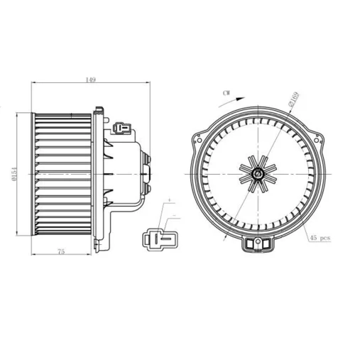 Vnútorný ventilátor 34301 /NRF/ - obr. 4