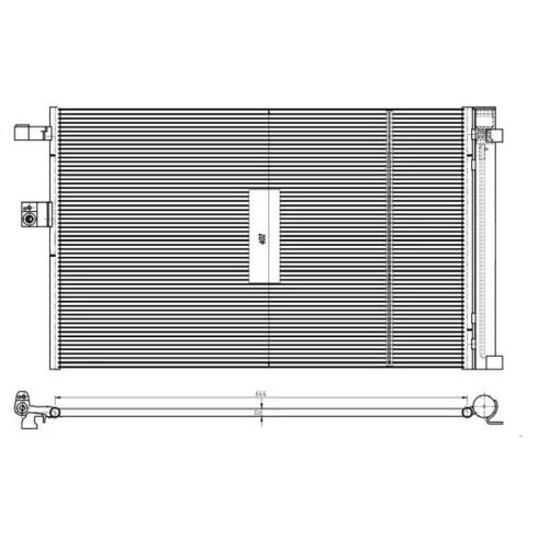 Kondenzátor klimatizácie 350462 /NRF/ - obr. 5