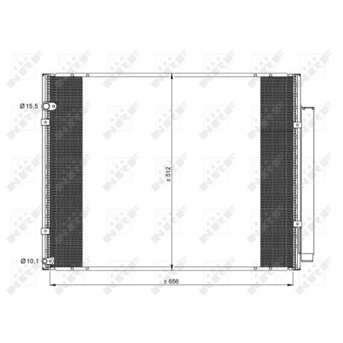 Kondenzátor klimatizácie 35857 /NRF/ - obr. 5