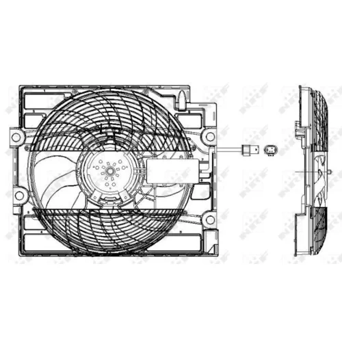 Ventilátor chladenia motora 47211 /NRF/ - obr. 4