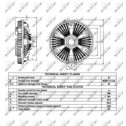 Spojka ventilátora chladenia 49040 /NRF/ - obr. 4