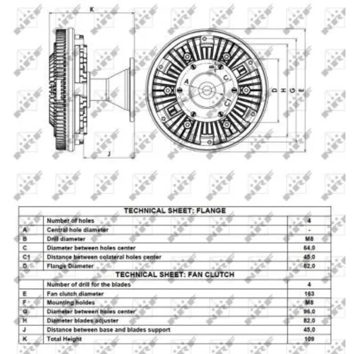 Spojka ventilátora chladenia 49121 /NRF/ - obr. 4