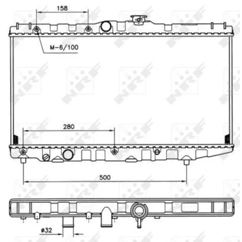 Chladič motora 507581 /NRF/ - obr. 4