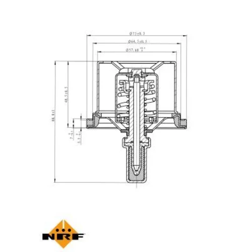 Termostat chladenia 725029 /NRF/ - obr. 4