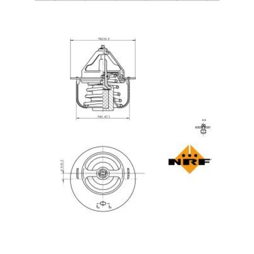 Termostat chladenia 725054 /NRF/ - obr. 4