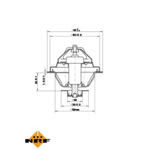 Termostat chladenia 725162 /NRF/ - obr. 4