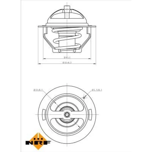 Termostat chladenia 725181 /NRF/ - obr. 4