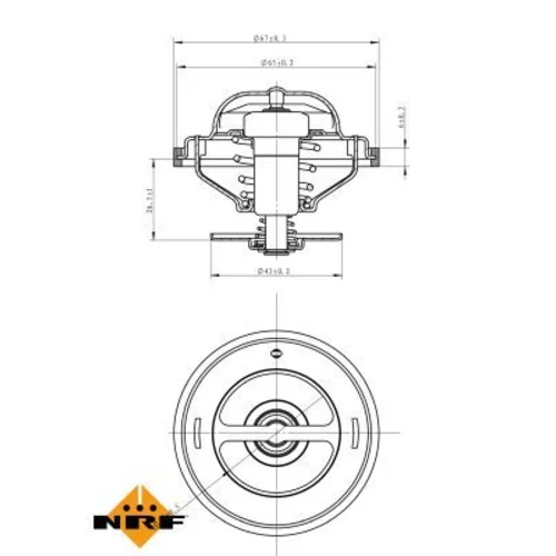 Termostat chladenia 725216 /NRF/ - obr. 5