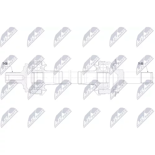 Hnací hriadeľ NPW-ME-250 /NTY/ - obr. 1