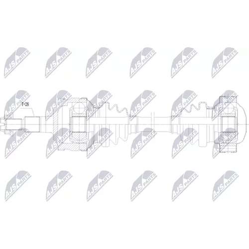 Hnací hriadeľ NPW-PS-023 /NTY/ - obr. 1