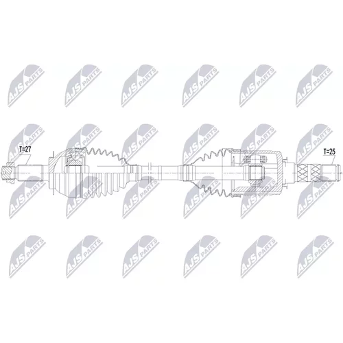 Hnací hriadeľ NPW-SB-043 /NTY/ - obr. 1