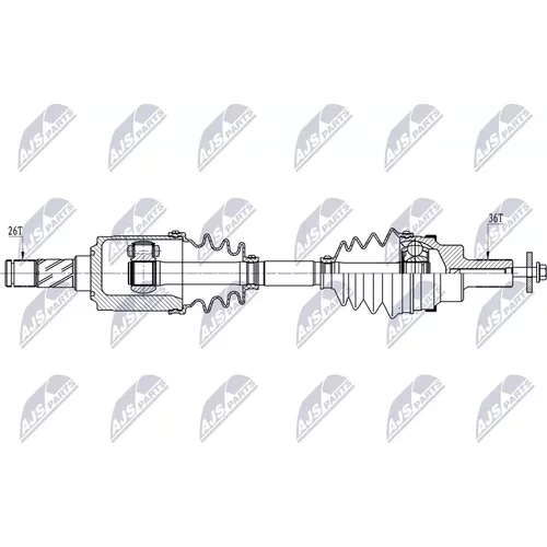 Hnací hriadeľ NPW-FR-237 /NTY/ - obr. 1