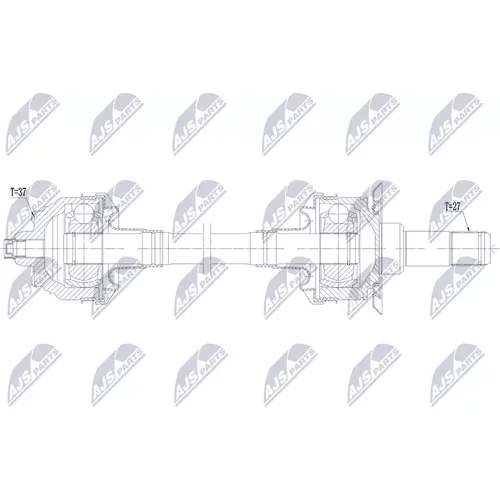 Hnací hriadeľ NPW-BM-264 /NTY/ - obr. 1