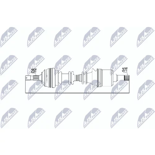 Hnací hriadeľ NTY NPW-CT-016