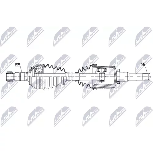 Hnací hriadeľ NPW-DW-083 /NTY/ - obr. 1