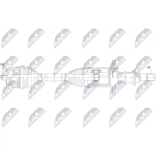 Hnací hriadeľ NPW-BM-265 /NTY/ - obr. 1