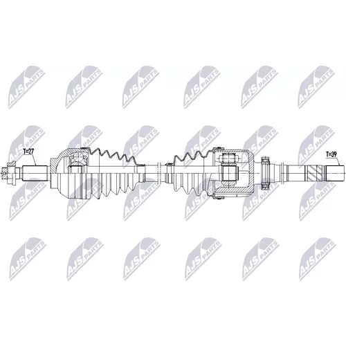 Hnací hriadeľ NTY NPW-RE-286