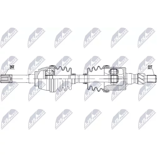Hnací hriadeľ NPW-SU-083 /NTY/ - obr. 1